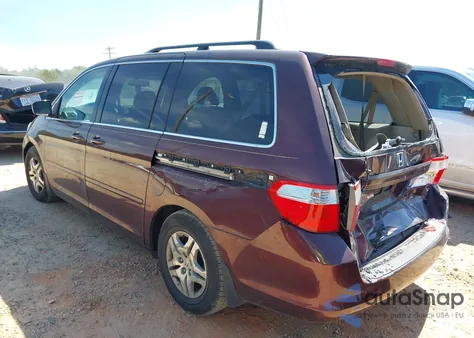 2007 Honda Odyssey Ex-L из США, поврежденный, VIN 5FNRL38757B462504